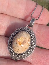 Usado, VINTAGE~"925"~ESTERLINA~PRATA~com~PEDREGULHO~OPALA~VENENO~PÍLULA~CAIXA~PENDENTE~&~COLAR comprar usado Usado, VINTAGE~"925"~ESTERLINA~PRATA~com~PEDREGULHO~OPALA~VENENO~PÍLULA~CAIXA~PENDENTE~&~COLAR comprar usado  Enviando para Brazil