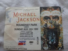 Michael jackson concert for sale  MANCHESTER