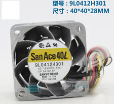 1 peça ventilador de refrigeração Sanyo 9L0412H301 12V 0.15A controle industrial 40 * 40 * 28mm comprar usado  Enviando para Brazil