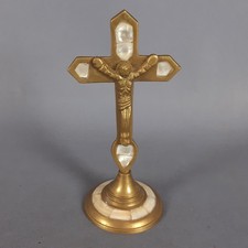 Crocifisso tavolo ottone usato  Inverigo