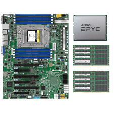 Supermicro H11SSL-i Mainboard + AMD EPYC 7551 CPU + 8x 32GB(256GB) RAM 2666MHz comprar usado  Enviando para Brazil