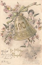 Un Alegre Año Nuevo 1904 Ángeles Tiran Hoy Con Fuerza Tarjeta Postal 1903 comprar usado  Enviando para Brazil