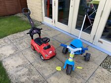 Smoby blue push for sale  CHELTENHAM
