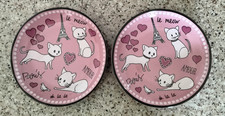 Ceramic cat plates for sale  Dallas