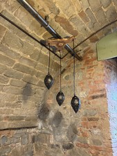 Lampadario artigianale legno usato  Figline Valdarno