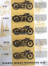 Triumph 1938 prospekt gebraucht kaufen  Kranichfeld