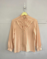 Vintage pink blouse for sale  BRADFORD