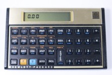 Calculadora financeira HP 12C antiga com capa original feita nos EUA bom estado comprar usado  Enviando para Brazil