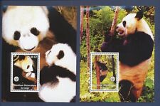CONGO D.R. - dois MNH S/S - Urso Panda - Emblema de escoteiro - 2002 --b comprar usado CONGO D.R. - dois MNH S/S - Urso Panda - Emblema de escoteiro - 2002 --b comprar usado  Enviando para Brazil