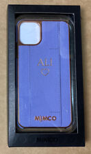 Capa telefone Mimco iPhone personalizada ALI coração de amor para iPhone 11 Pro Max roxa M634, usado comprar usado  Enviando para Brazil