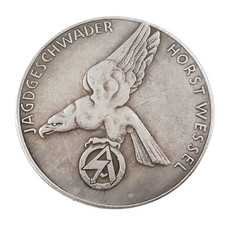 Lote 228 1939 Luftwaffe Horst Wessel Escuadrón Commem Medalla. Tercer Reich, Alemania segunda mano  Embacar hacia Mexico