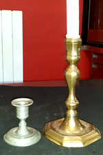 Lot bougeoirs bronze d'occasion  Saint-Dié-des-Vosges