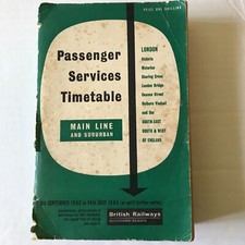Passenger services timetable for sale  EDINBURGH