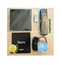Reprodutor de mídia streaming Amazon Fire TV com controle remoto 4K Ultra HD (2ª geração) preto, usado comprar usado  Enviando para Brazil