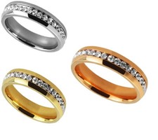 Edelstahl ring zirkonia gebraucht kaufen  Bergheim