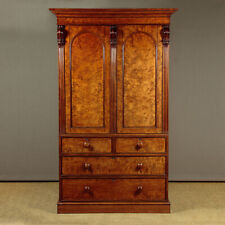 Antique mahogany linen for sale  LLANDUDNO JUNCTION