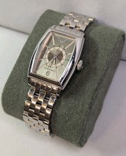 Relógio masculino Emporio Armani prata aço inoxidável quartzo NOVA BATERIA! Funciona! comprar usado  Enviando para Brazil