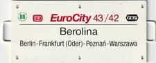 Minizuglaufschild metall euroc gebraucht kaufen  Berlin