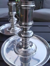 Christofle paire bougeoirs d'occasion  Sin-le-Noble