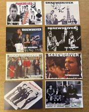 Skrewdriver - The Beginning x 8 rare Postcards New Punk, Skinhead, Oi!, usado comprar usado  Enviando para Brazil