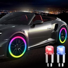 4 peças tampa de haste de válvula de ar pneu roda de carro LED tampas de luz acessórios para bicicleta comprar usado  Enviando para Brazil