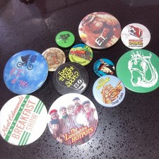 Plastic tin badges for sale  SKELMERSDALE