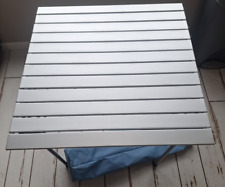 Mesa de acampamento compacta rolo superior alumínio dobrável portátil externa 28" X 28" X 28" comprar usado  Enviando para Brazil