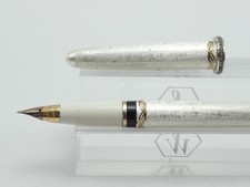 Caneta-tinteiro RARA c1960 Lady Sheaffer XVII prata brocado *seção errada*, usado comprar usado Caneta-tinteiro RARA c1960 Lady Sheaffer XVII prata brocado *seção errada*, usado comprar usado  Enviando para Brazil