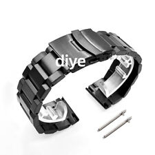 Pulseira de aço inoxidável masculina liberação rápida 18mm-25mm pulseira de relógio escovada, usado comprar usado  Enviando para Brazil