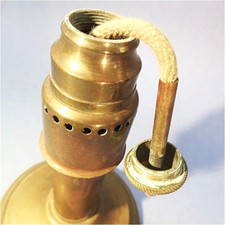 Lampe bougeoir laiton d'occasion  Châteauneuf-en-Thymerais