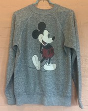 Usado, Moletom Mickey Mouse Vintage Anos 70 Cinza Grande EUA Disney comprar usado  Enviando para Brazil