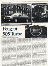 1986 peugeot 505 for sale  Red Wing