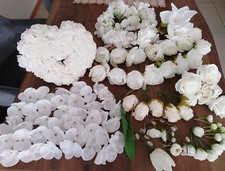 Kunstblumen set weiß gebraucht kaufen  Bitburg