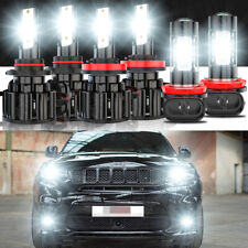 Lâmpadas de neblina para faróis de LED dianteiros 6000K combo 6x combo para Jeep Grand Cherokee 2014-2018 comprar usado  Enviando para Brazil