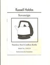 Russel hobbs sovereign for sale  Watsonville