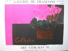 Poster bernard cathelin d'occasion  Expédié en Belgium