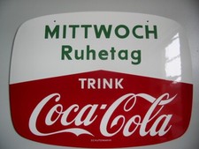 Coca cola emailschild gebraucht kaufen  Deutschland