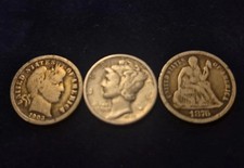 Usa dimes seated for sale  CHELMSFORD