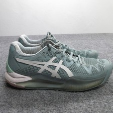 Tênis esportivo Asics Gel Resolution 8 feminino tamanho 6.5 azul verde comprar usado  Enviando para Brazil