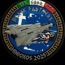 Força Aérea Italiana 155° Grupo Tornado PVC Iniochos 2025 10cm Patch comprar usado  Enviando para Brazil
