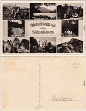 Hohenschwangau-Schwangau Königsschlösser, Tegelberghäuser, Säulinghaus 1940, usado comprar usado  Enviando para Brazil