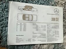 mercedes benz 300se for sale  PONTYCLUN