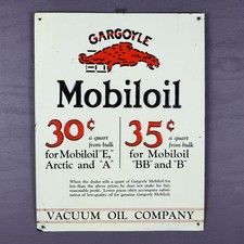 Gargoyle mobiloil embossed for sale  Onley
