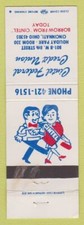 Matchbook cover cintel for sale  USA