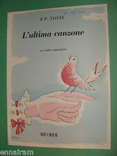 Francesco Paolo Tosti 1980 L'Ultima Canzone soprano / tenor Italian F. Cimmino comprar usado  Enviando para Brazil