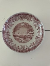 Tigela de sopa/massa SPODE VINTAGE vermelha-cerâmica 8,75” (S3755-A3) “WINTERS EVE comprar usado  Enviando para Brazil