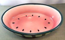 Ceramic watermelon serving for sale  Pretty Prairie