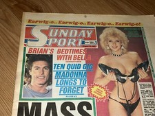 Sunday sport 1987 for sale  MILTON KEYNES