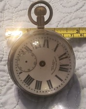 Grande BOLSO "Mesa" RELÓGIO 2.5" LEITURA MUITO INCOMUM PLZ comprar usado  Enviando para Brazil