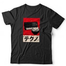 Camiseta sintetizadora design ramen unissex retrô vintage analógica sintetizadora japonesa comprar usado  Enviando para Brazil